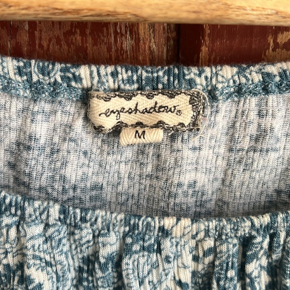 Blue Boho top - Picture 2 of 7